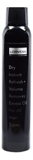 Lorvenn Сухой шампунь для волос Dry Instant Refresh + For All Hair Types 200мл