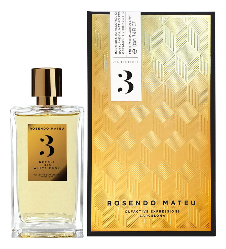 

№ 3 Neroli, Iris, White Musk: парфюмерная вода 100мл, № 3 Neroli, Iris, White Musk