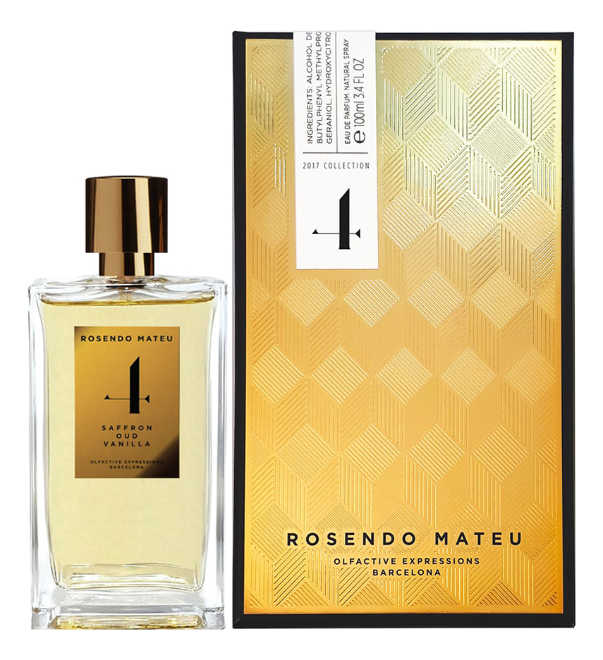 

№ 4 Saffron, Oud, Vanilla: парфюмерная вода 100мл, № 4 Saffron, Oud, Vanilla