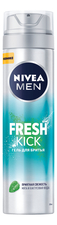 NIVEA Гель для бритья с экстрактом мяты Fresh Kick 200мл