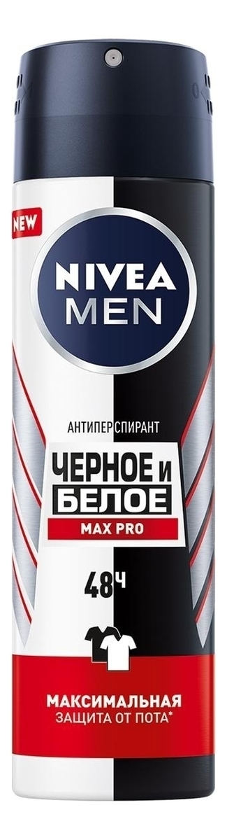 

Дезодорант-антиперспирант Черное и белое 48ч Men Max Pro 150мл