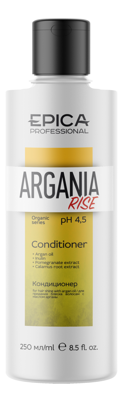 

Кондиционер для придания блеска волосам Argania Rise Organic: Кондиционер 250мл, Кондиционер для придания блеска волосам Argania Rise Organic