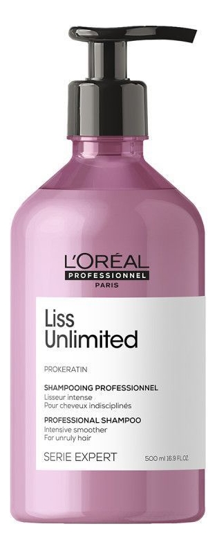 

Шампунь для непослушных волос Serie Expert Liss Unlimited Prokeratin Shampooing: Шампунь 500мл, Шампунь для непослушных волос Serie Expert Liss Unlimited Prokeratin Shampooing