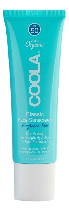 Солнцезащитный крем для лица Classic Face Sunscreen Fragrance-Free SPF50 50мл