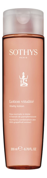 Тоник для лица с экстрактом грейпфрута Lotion Vitalite: Тоник 200мл тоник для лица с экстрактом гамамелиса lotion clarte тоник 200мл