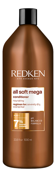 

Кондиционер для очень сухих и ломких волос All Soft Mega Conditioner: Кондиционер 1000мл, Кондиционер для очень сухих и ломких волос All Soft Mega Conditioner