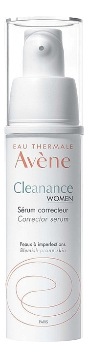 Корректирующая сыворотка для лица Cleanance Women Serum Correcteur 30мл avene cleanance women serum correcteur