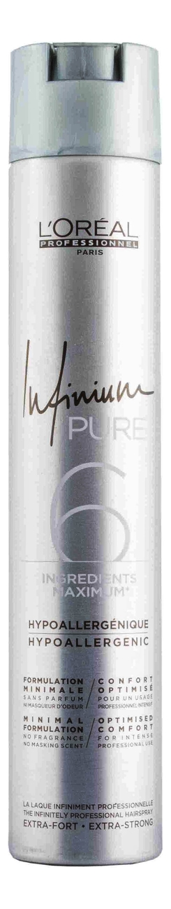 

Лак для волос Infinium Pure Extra Strong: Лак 500мл, Лак для волос Infinium Pure Extra Strong