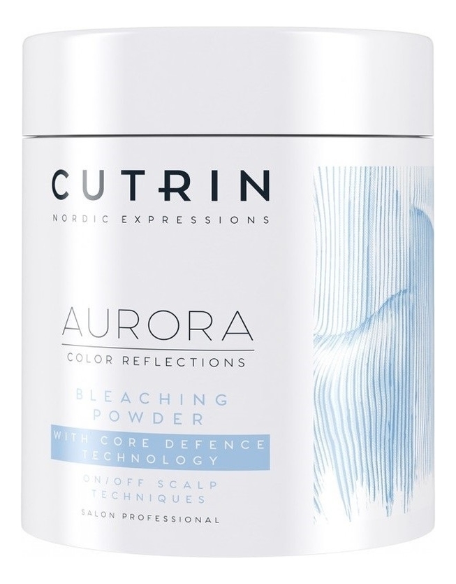Осветляющий порошок для волос без запаха с технологией Core Defence Aurora Bleaching Powder 500г