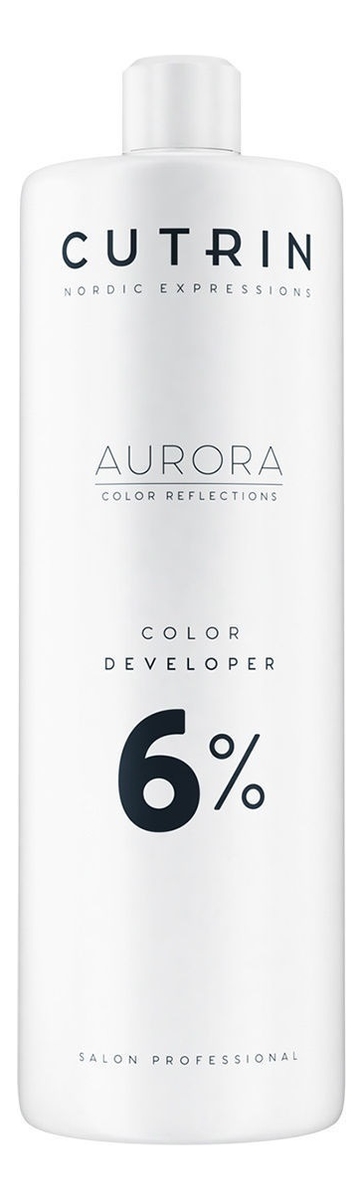 Окислитель для волос Aurora Color Developer 1000мл: Окислитель 6%