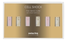 Swiss Line Коллагеновая эмульсия для дневного и ночного ухода за кожей лица Cell Shock The Swiss Cure 6*5мл