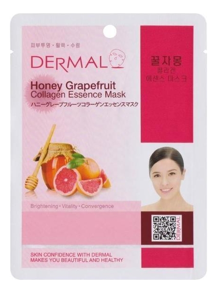 

Коллагеновая тканевая маска с экстрактом грейпфрута и медом Honey Grapefruit Collagen Essence Mask 23г