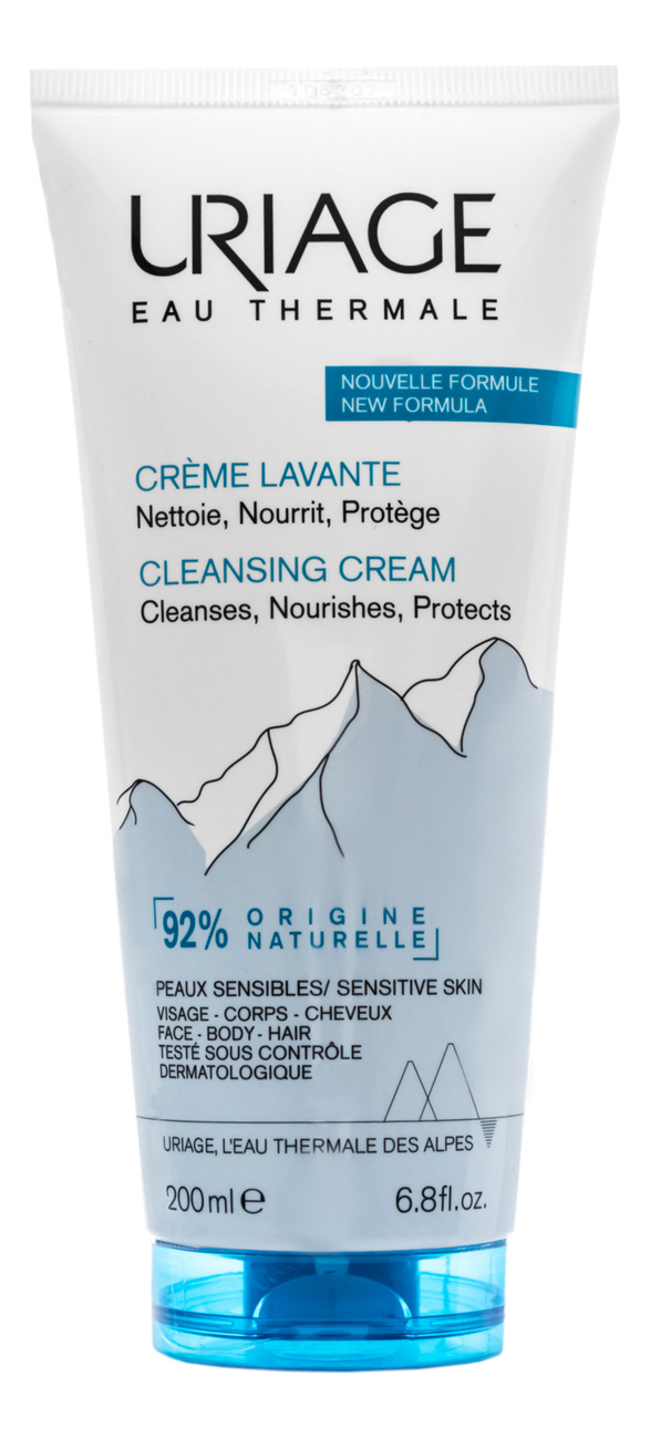 

Очищающий пенящийся крем Eau Thermale Creme Lavante: Крем 200мл (старый дизайн), Очищающий пенящийся крем Eau Thermale Creme Lavante