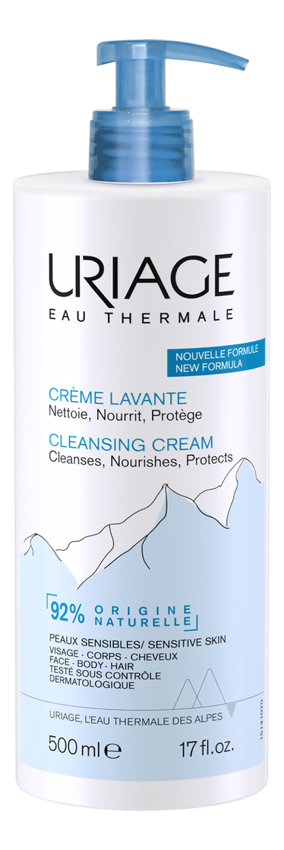 

Очищающий пенящийся крем Eau Thermale Creme Lavante: Крем 500мл (старый дизайн), Очищающий пенящийся крем Eau Thermale Creme Lavante