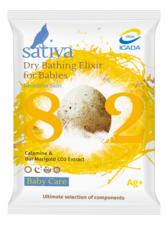 Sativa Сухой эликсир для купания детей с экстрактом череды Baby Care Dry Bathing Elixir No802 15г
