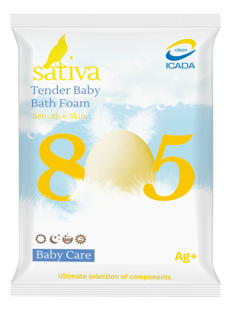 Пена для купания с экстрактом лекарственных трав Baby Care Tender Bath Foam No805 15г (без запаха) от Randewoo