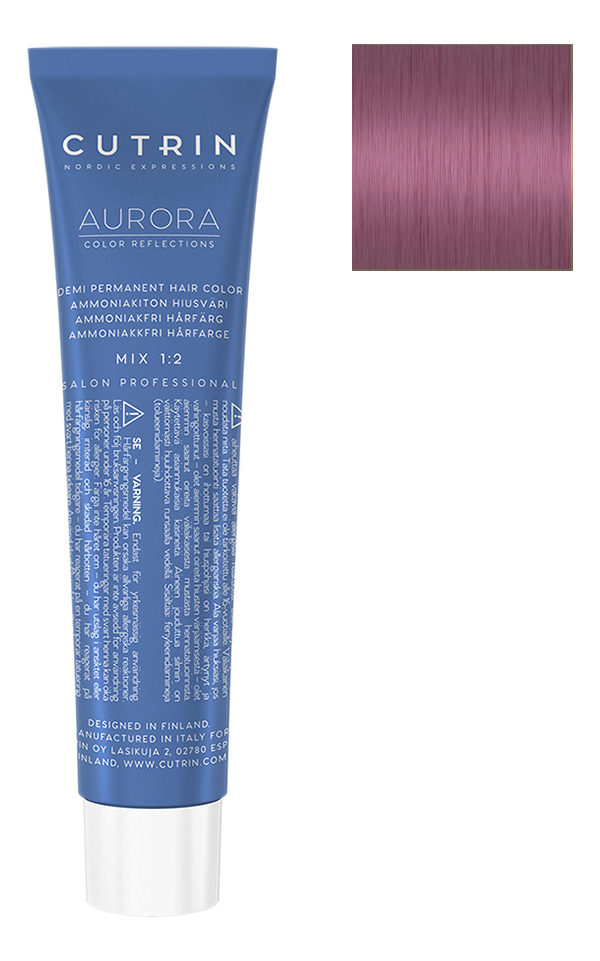 

Безаммиачный краситель для волос Aurora Demi Permanent Hair Color 60мл: 9.51 Ледяная роза, Безаммиачный краситель для волос Aurora Demi Permanent Hair Color 60мл
