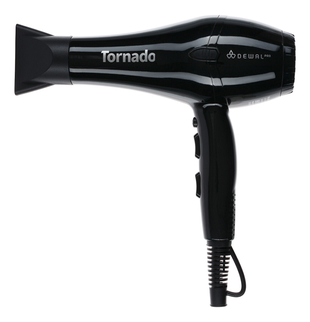 Фен для волос Tornado 2300W 03-8010 Black (2 насадки)