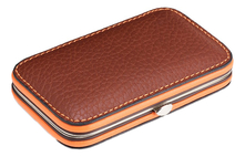 Truefitt & Hill Маникюрный набор из 5 предметов Smooth Leather Manicure Havana Orange