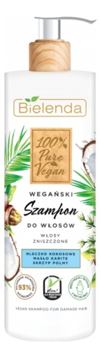 

Шампунь для волос 100% Pure Vegan Shampoo For Damaged Hair 400мл