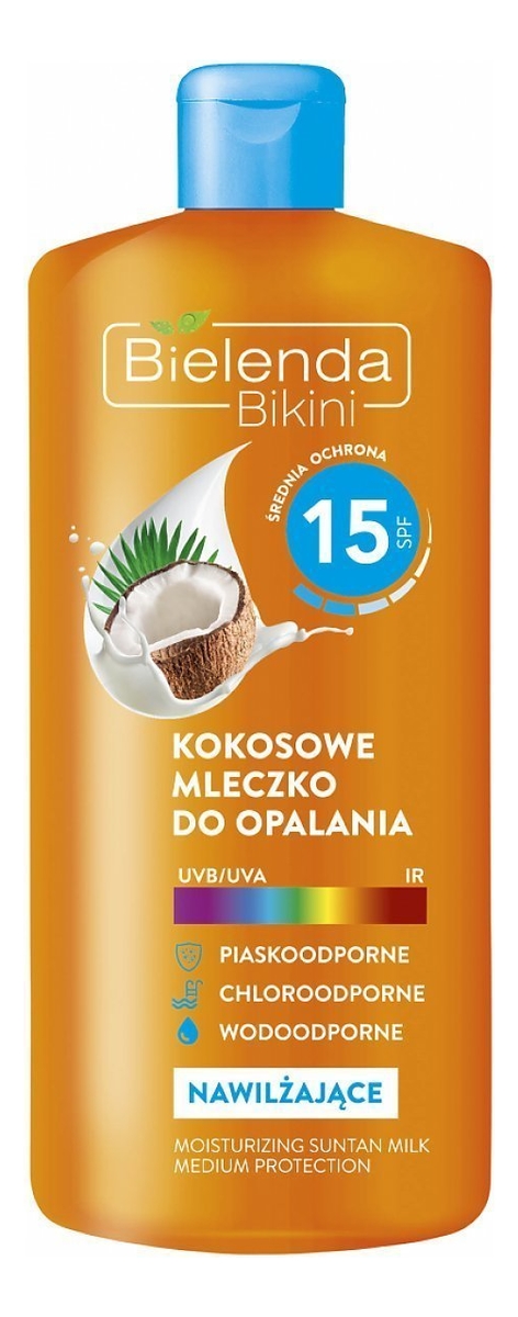 Кокосовое молоко для загара Bikini Medium Protection SPF15 200мл