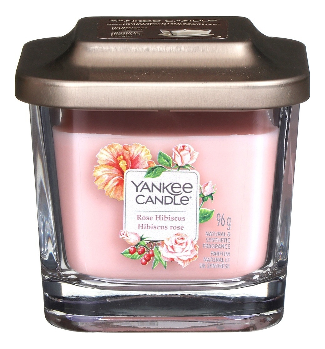 

Ароматическая свеча Rose Hibiscus: свеча 96г, Ароматическая свеча Rose Hibiscus