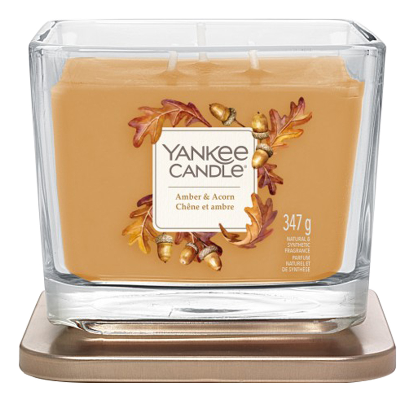 Купить Ароматическая свеча Amber & Acorn: свеча 347г, Ароматическая свеча Amber & Acorn, Yankee Candle