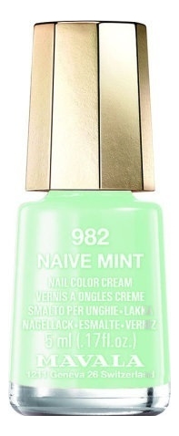 

Лак для ногтей Nail Color Cream 5мл: 982 Naive Mint, Лак для ногтей Nail Color Cream 5мл