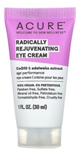 ACURE Крем для кожи вокруг глаз с коэнзимом Q10 и экстрактом эдельвейса Radically Rejuvenating Eye Cream 30мл