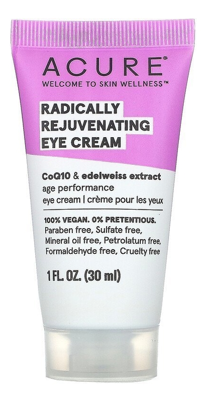 Крем для кожи вокруг глаз с коэнзимом Q10 и экстрактом эдельвейса Radically Rejuvenating Eye Cream 30мл