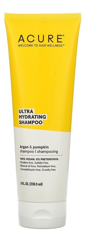 

Увлажняющий шампунь с маслом арганы и тыквы Ultra Hydrating Shampoo 236,5мл