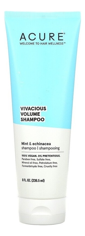

Шампунь для объема волос с экстрактом перечной мяты и эхинацеи Vivacious Volume Shampoo 236,5мл