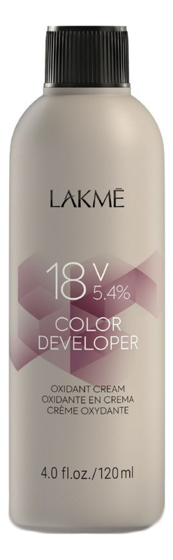 

Крем-окислитель для волос 18V 5,4% Color Developer Oxydant Cream: Крем-окислитель 120мл, Крем-окислитель для волос 18V 5,4% Color Developer Oxydant Cream