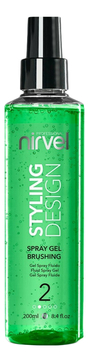 Спрей-гель для укладки волос при помощи брашинга Styling Design Spray Gel Brushing 200мл
