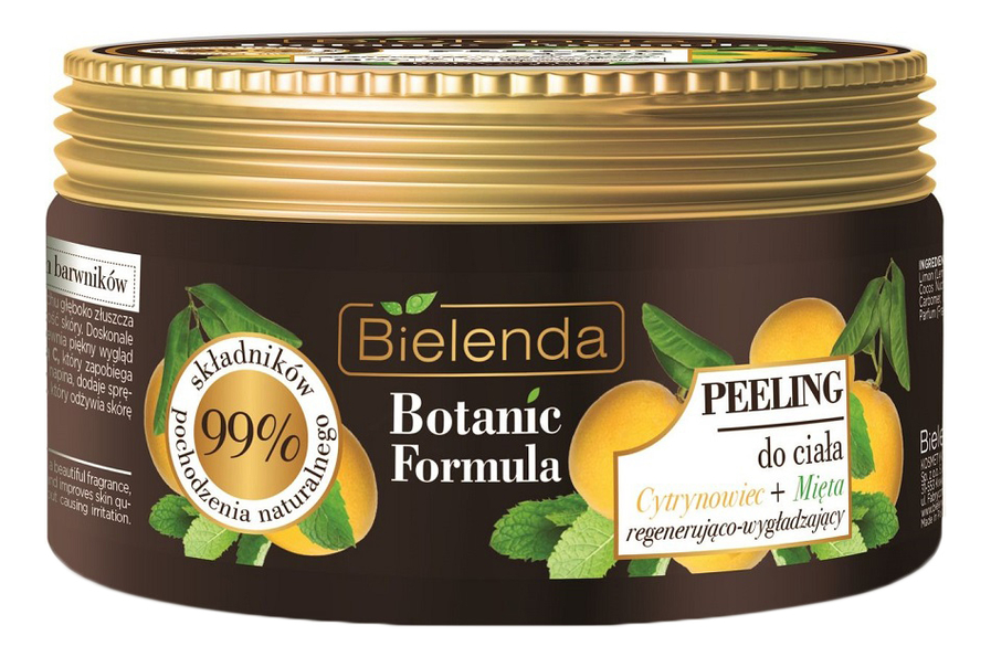 

Скраб для тела с экстрактом лимона и листьев мяты Botanic Formula 350г