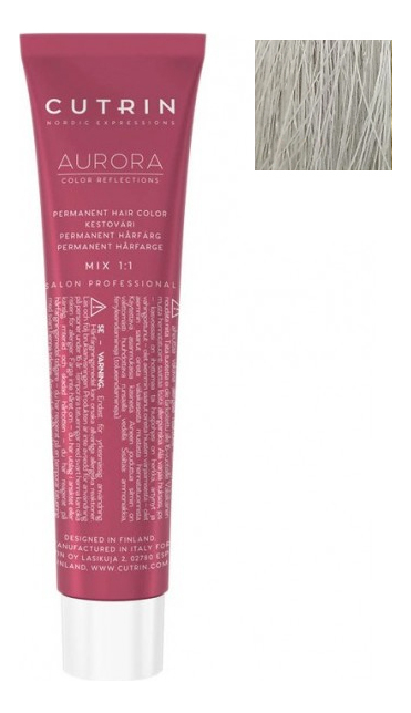 

Крем-краска для волос Aurora Demi Permanent Hair Color 60мл: 10.06 Ледяной блондин, Крем-краска для волос Aurora Demi Permanent Hair Color 60мл