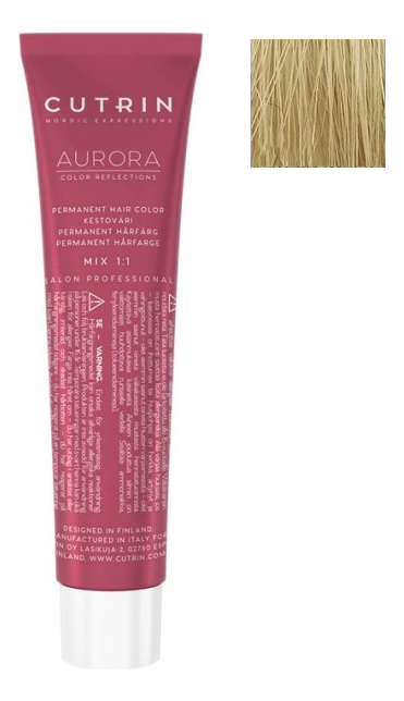 

Крем-краска для волос Aurora Demi Permanent Hair Color 60мл: 10.36 Пастельный золотой песок, Крем-краска для волос Aurora Demi Permanent Hair Color 60мл