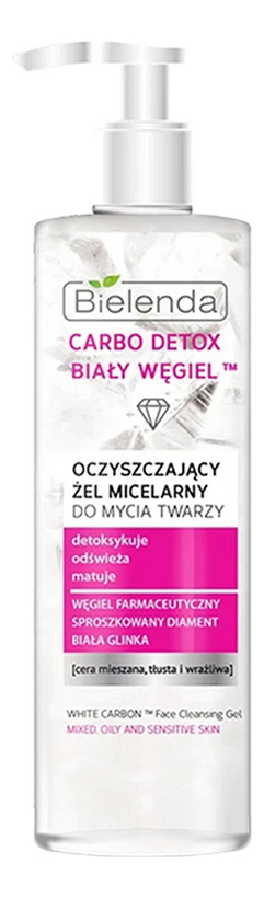 

Мицеллярный гель для умывания и снятия макияжа с белым углем Carbo Detox 195г