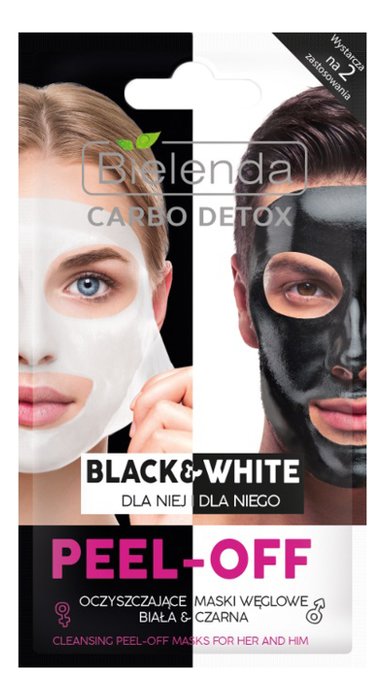 

Очищающая маска для лица Carbo Detox Black & White 2*6г