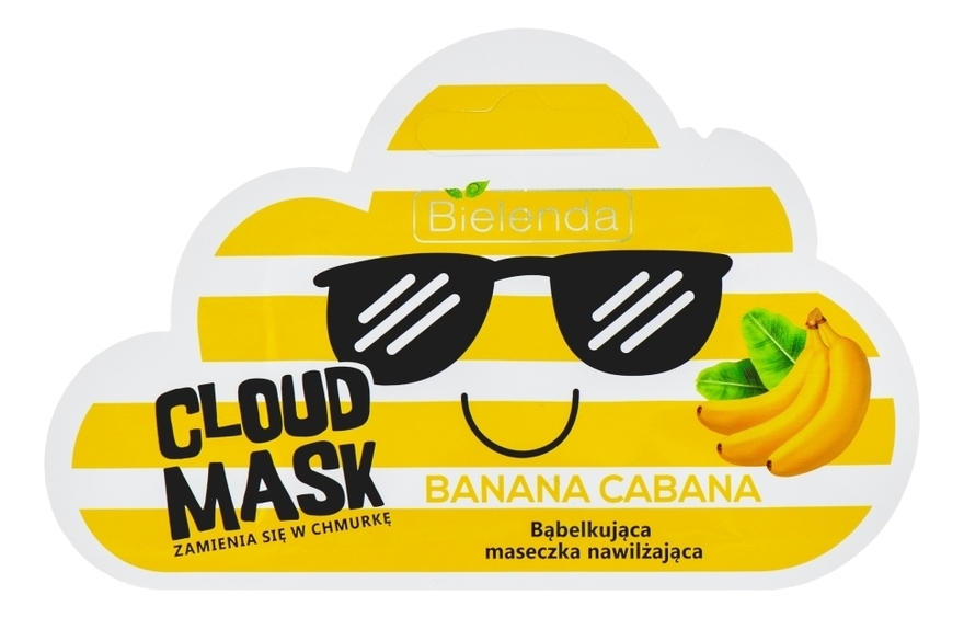 

Пузырьковая маска для лица с экстрактом банана Cloud Mask Banana Cabana 6г