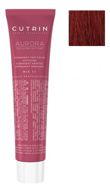 

Крем-краска для волос Aurora Demi Permanent Hair Color 60мл: 5.445 Клюква, Крем-краска для волос Aurora Demi Permanent Hair Color 60мл