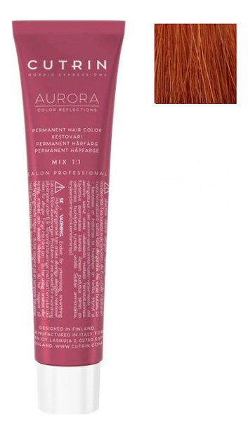

Крем-краска для волос Aurora Demi Permanent Hair Color 60мл: 6.443 Облепиха, Крем-краска для волос Aurora Demi Permanent Hair Color 60мл