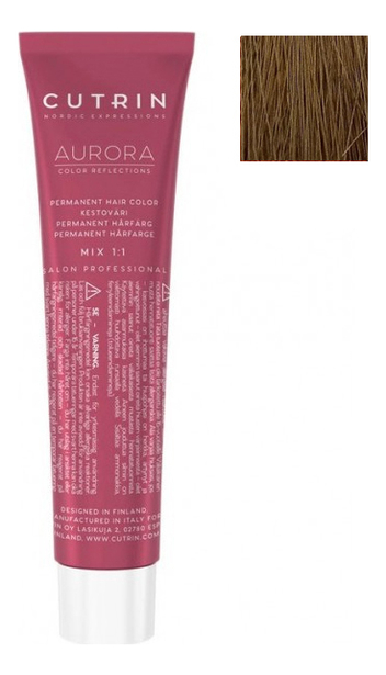 

Крем-краска для волос Aurora Demi Permanent Hair Color 60мл: 8.0 Светлый блондин, Крем-краска для волос Aurora Demi Permanent Hair Color 60мл