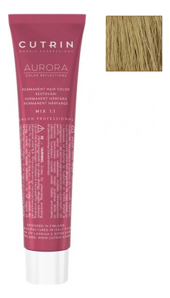 Купить Крем-краска для волос Aurora Demi Permanent Hair Color 60мл: 8.36 Светлый золотой песок, CUTRIN