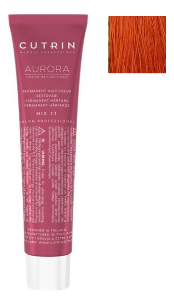 

Крем-краска для волос Aurora Demi Permanent Hair Color 60мл: 8.444 Рябина, Крем-краска для волос Aurora Demi Permanent Hair Color 60мл