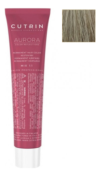 

Крем-краска для волос Aurora Demi Permanent Hair Color 60мл: 9.1 Очень светлый пепельный блондин, Крем-краска для волос Aurora Demi Permanent Hair Color 60мл