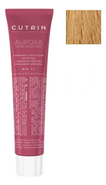 

Крем-краска для волос Aurora Demi Permanent Hair Color 60мл: 9.34 Очень светлая золотая медь, Крем-краска для волос Aurora Demi Permanent Hair Color 60мл