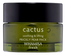 Whamisa Маска для лица с экстрактом кактуса и PHA-кислотами Cactus Soothing & Lifting Prickly Pear Pack