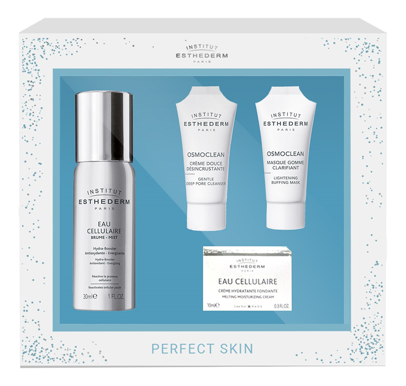 

Набор для лица Perfect Skin Travel (крем-дезинкрустант 15мл + осветляющая маска 15мл + спрей-уход 30мл + увлажняющий крем 10мл)
