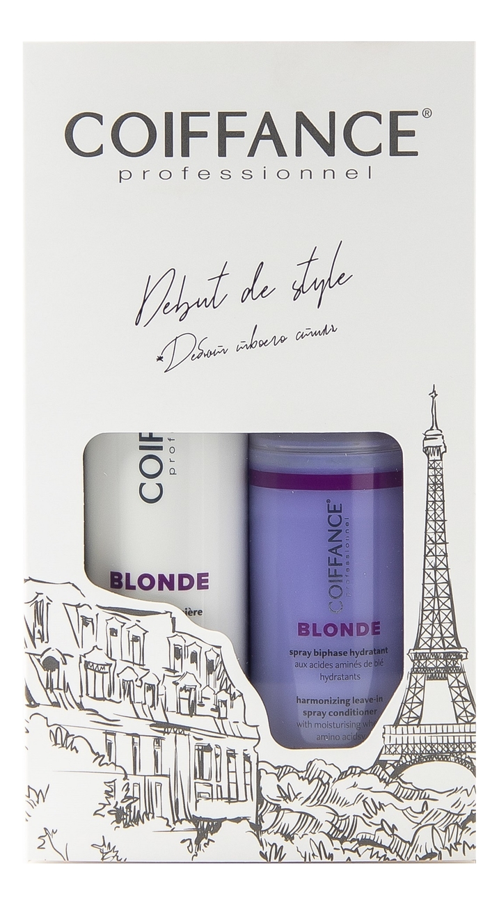 

Набор для волос Blonde (шампунь 250мл + спрей 150мл)